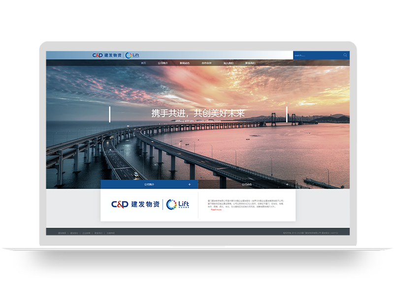 物資公司品牌網(wǎng)站建設 響應式自適應官網(wǎng)設計